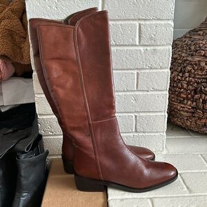 🆕Anthropologie Leather Tall Boots